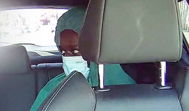 Southport triple murderer Axel Rudakubana is seen in the back of a taxi before launching a frenzied attack on children