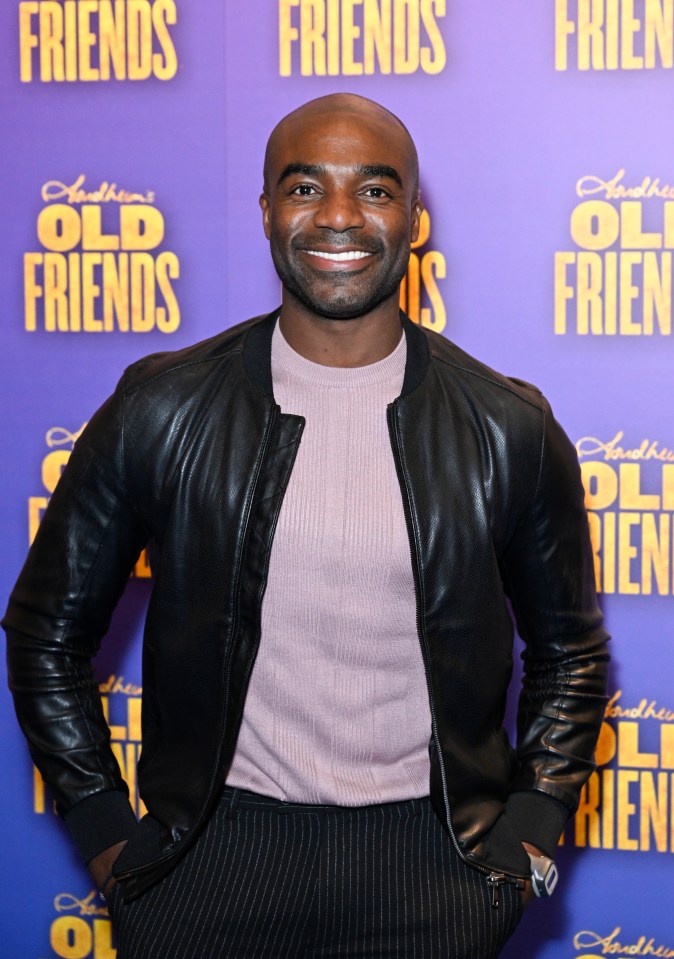 Ore Oduba at the opening night of Stephen Sondheim's "Old Friends".