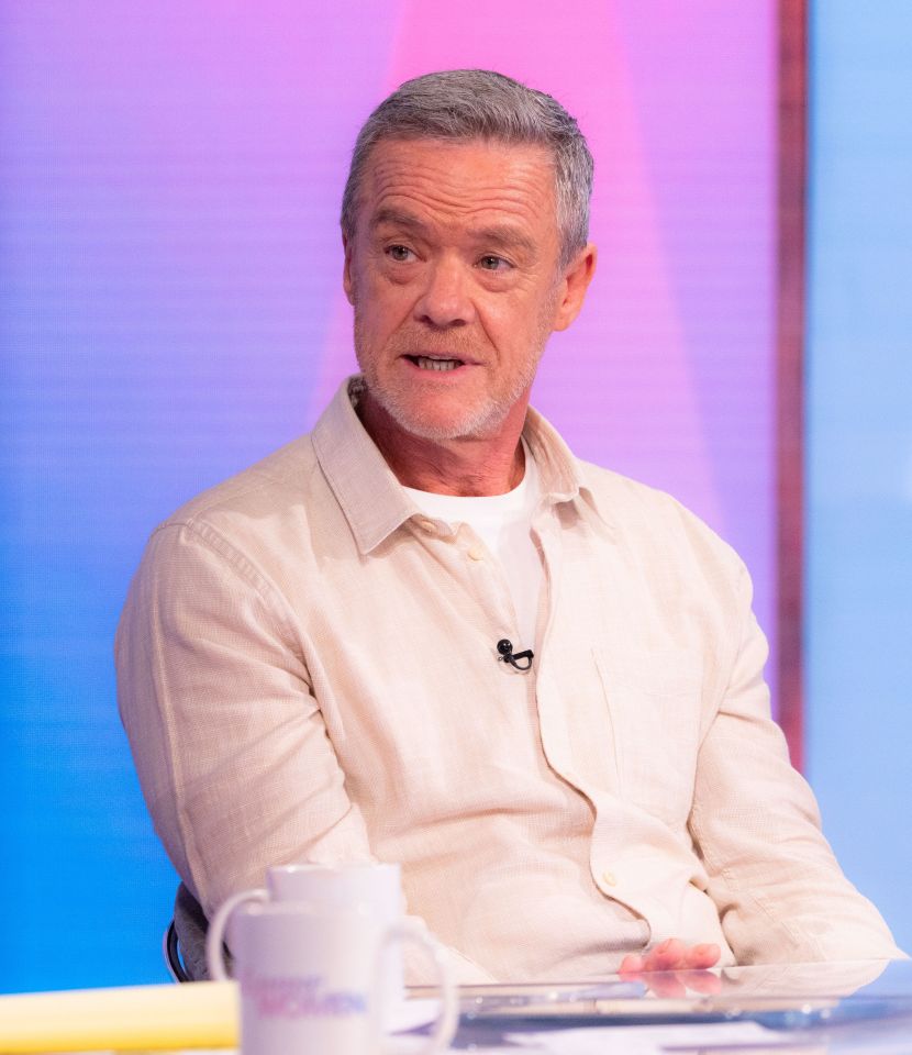 Stefan Dennis on the TV show 'Loose Women'.