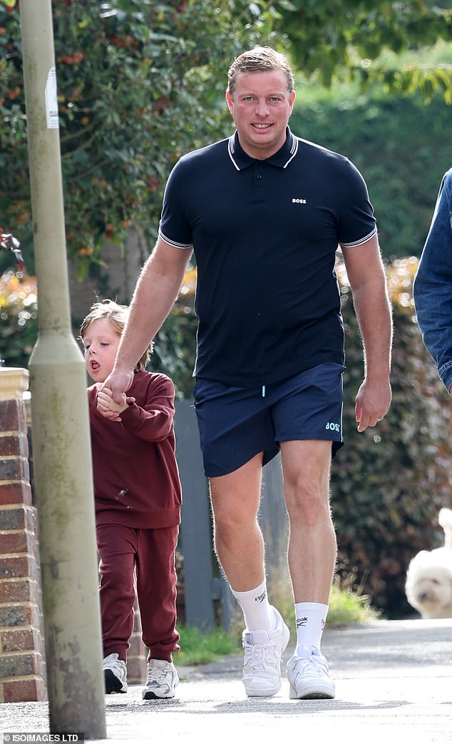 Thomas Skinner, 34, enjoyed a trip to the pub in Essex just hours ahead of his Strictly debut on Saturday