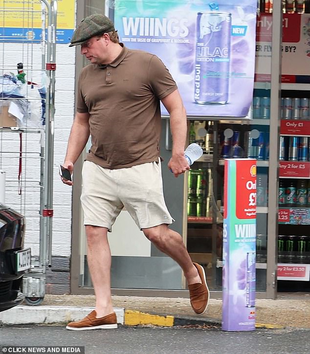 Strictly Come Dancing star Thomas Skinner looked tense as he was seen in Borehamwood on Wednesday for the first time since he had an epic meltdown at the show's press day