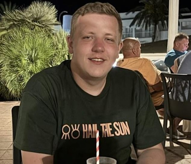 Josh Abbott-Littler, pictured, a 20-year-old student who beat cancer, has died just two weeks after suffering flu-like symptoms