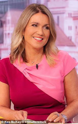 As pictures flashed up of Susanna's hair over the years, she confessed: 'It's a long time since I've had a completely natural hair colour!'