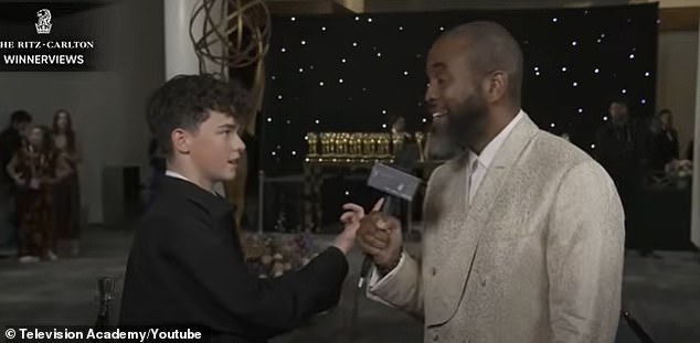 New footage has revealed the sweet moment Owen found out Stephen had won the Outstanding Lead Actor Emmy