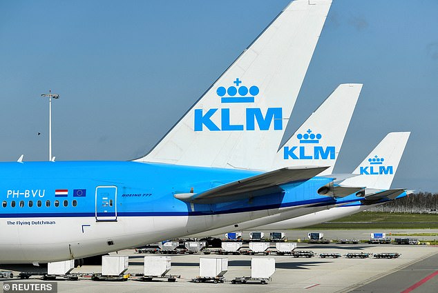 Going nowhere: On the return trip from Amsterdam to Glasgow, KLM changed the plane to one without business class