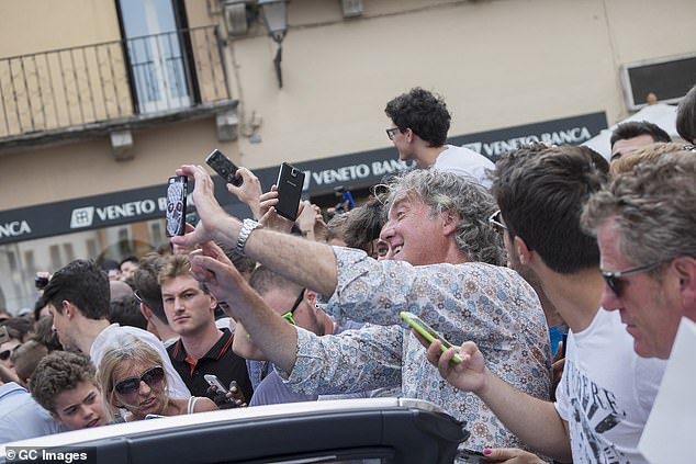 The presenter (pictured with fans) announced his Explorers: The Age of Discovery tour earlier this year, with performances scheduled across the UK and around the world