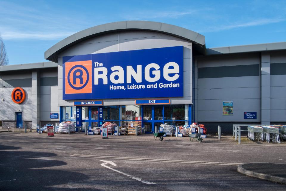The Range Home, Leisure and Garden store in Andover.