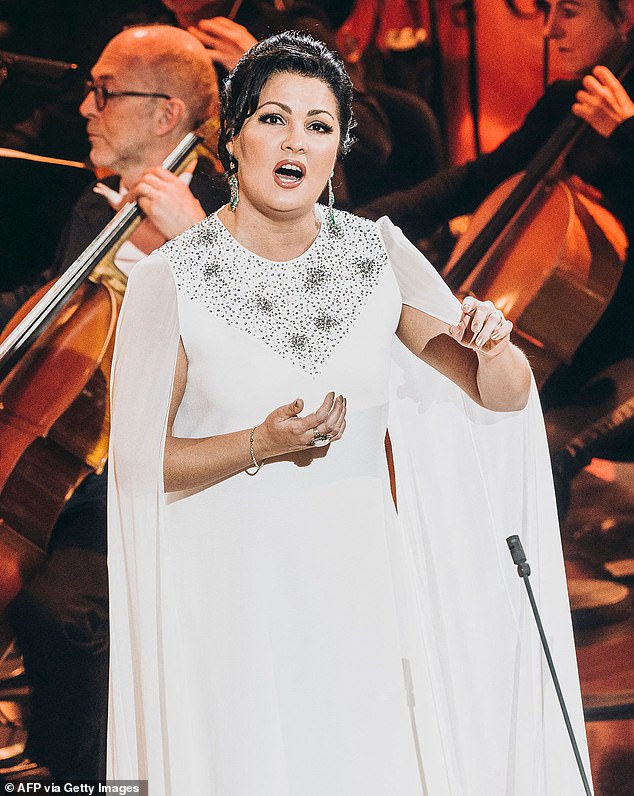 Ukraine's ambassador to Britain makes an unprecedented intervention today to attack the 'betrayal' of allowing Russian soprano Anna Netrebko (pictured in 2020) to perform in London