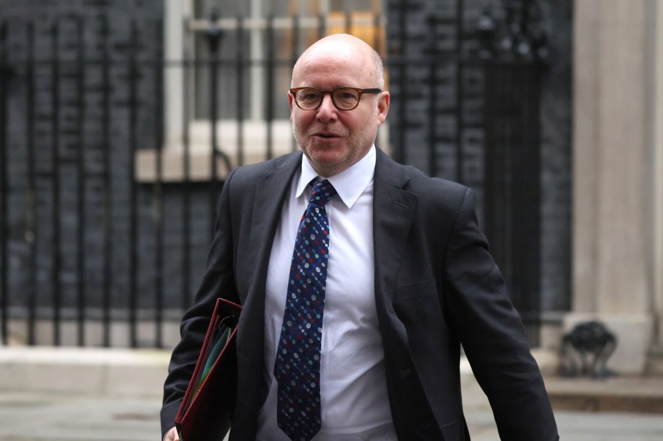 Photo of Attorney General Lord Hermer leaving 10 Downing Street.