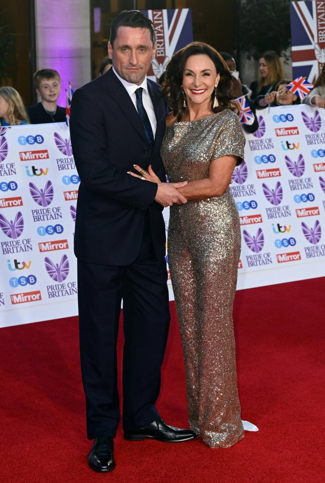Shirley Ballas and Danny Taylor at the Pride of Britain Awards.