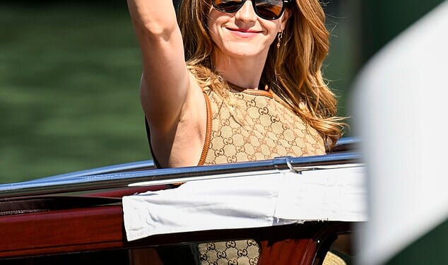 Harry Potter star Emma Watson faced a fierce broadside from the book's creator, JK Rowling, who branded the 35-year-old actress 'ignorant of how ignorant she is' (she is seen in Venice on September 6)