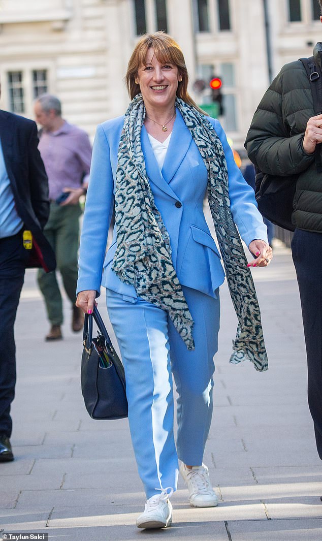 Rachel Reeves was all smiles on Monday - despite the ominous changes at the Treasury and No 10