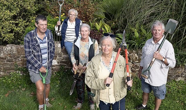 The 'Friday gang', as they are known, are devastated to have been forced out as National Trust volunteers this summer