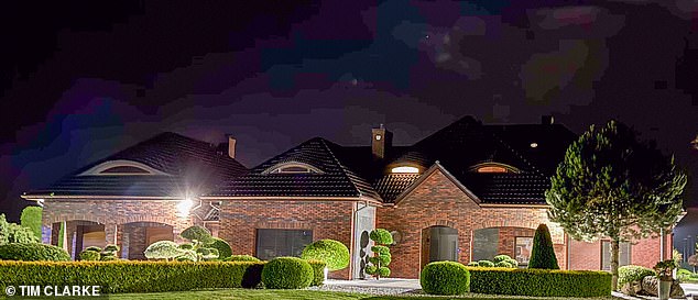 The Daily Mail can reveal Piotr Szczerek lives in a luxurious modern villa in a small upmarket enclave in a historical village in Poland, with his wife Anne and their two sons aged 10 and 12