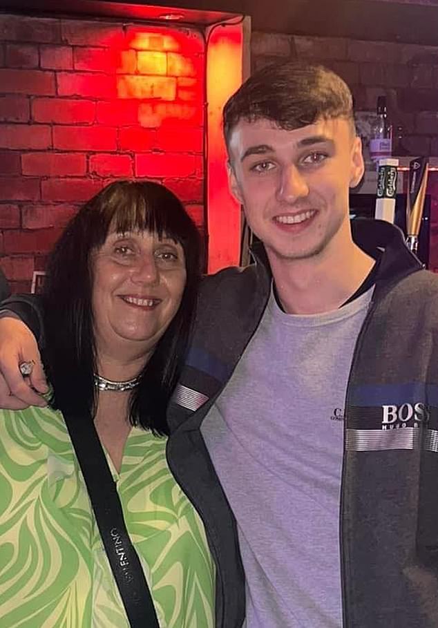 Jay Slater had been to the NRG music festival with friends in Tenerife when he went missing in June last year. He is pictured with his mother Debbie Duncan
