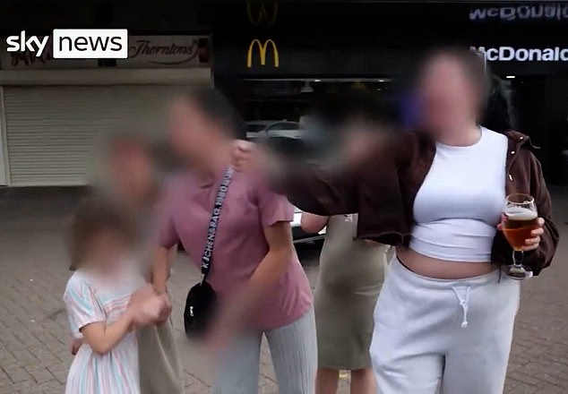 In the inedifying scene, the woman had a number of children in tow as she yelled vile obscenities at Mr Gelu, who, unbeknown to her, had lived in Nuneaton for 26 years