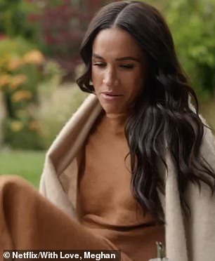 Meghan wore this colour combination on Series 1 of her Netflix show