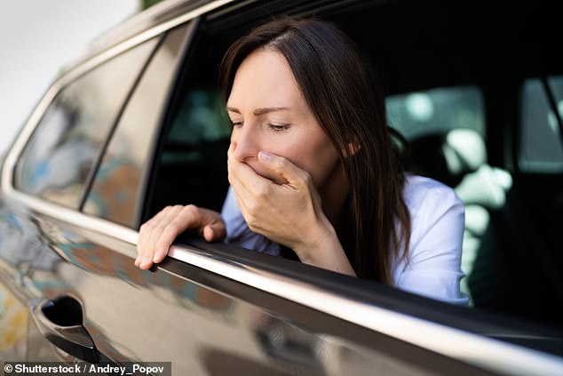 The combined feeling of nausea, cold sweats, dizziness and a headache can make travel sickness one of the most uncomfortable experiences (stock image)