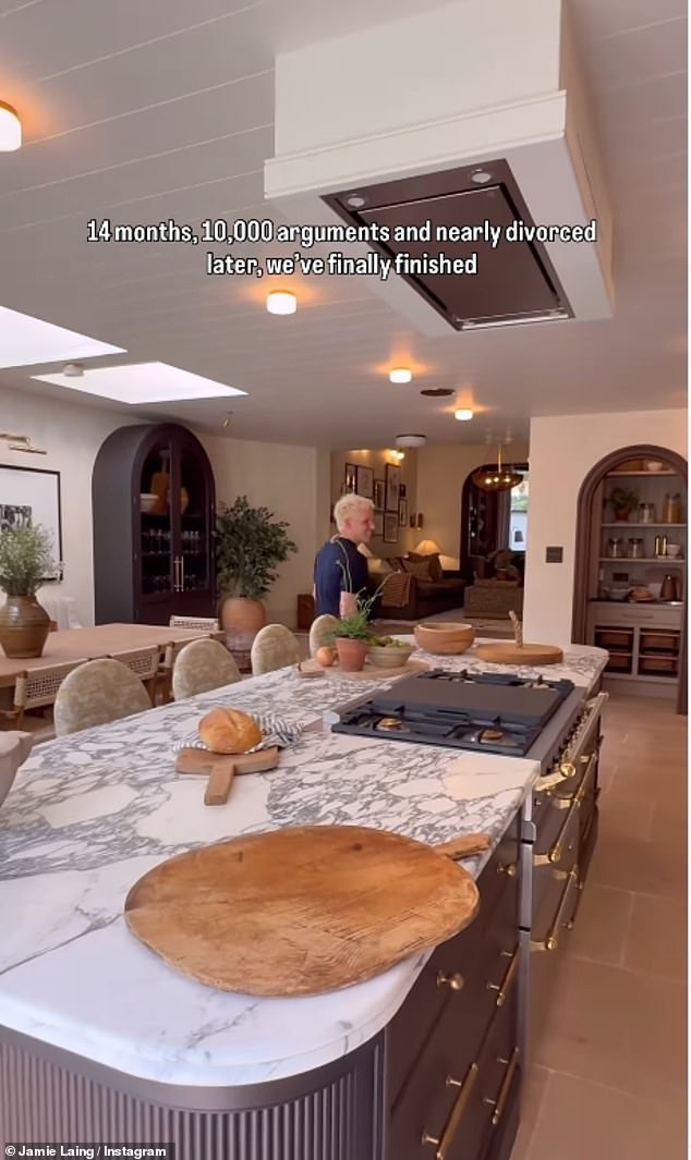 The former Made In Chelsea stars - who are expecting their first child - finally unveiled their stunning London property on Thursday after an extensive 14-month-long renovation