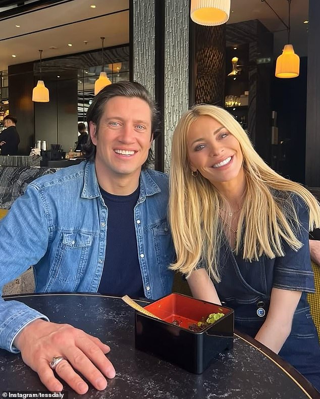 Tess Daley and Vernon Kay at Nobu. For the couple, the restaurant deal means extra cash to top up their already-hefty combined annual salary of about £1million