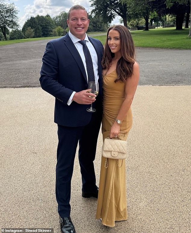 The Apprentice star admitted that he had a two-week fling with Amy-Lucy after his wedding to wife Sinead (pictured), calling it 'the biggest mistake of his life'