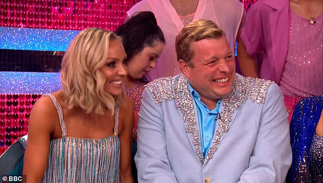 During Saturday's launch episode it was revealed Thomas will be taking to the floor with Amy Dowden as the pair beamed together
