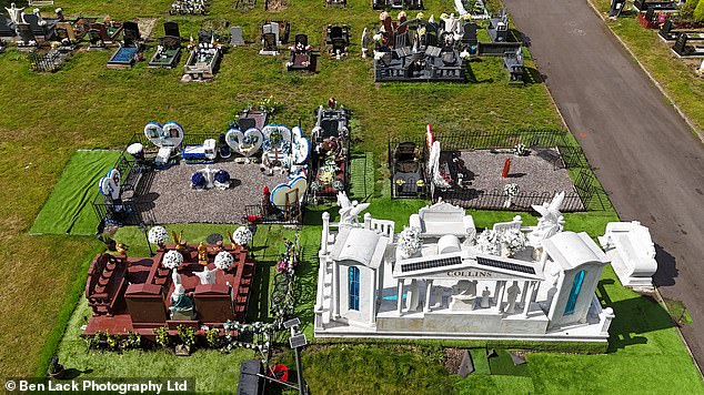 five years after the death of bare-knuckle boxer 'Big' Willy Collins, Daily Mail can reveal how his controversial 37-tonne memorial has morphed into a vast family shrine