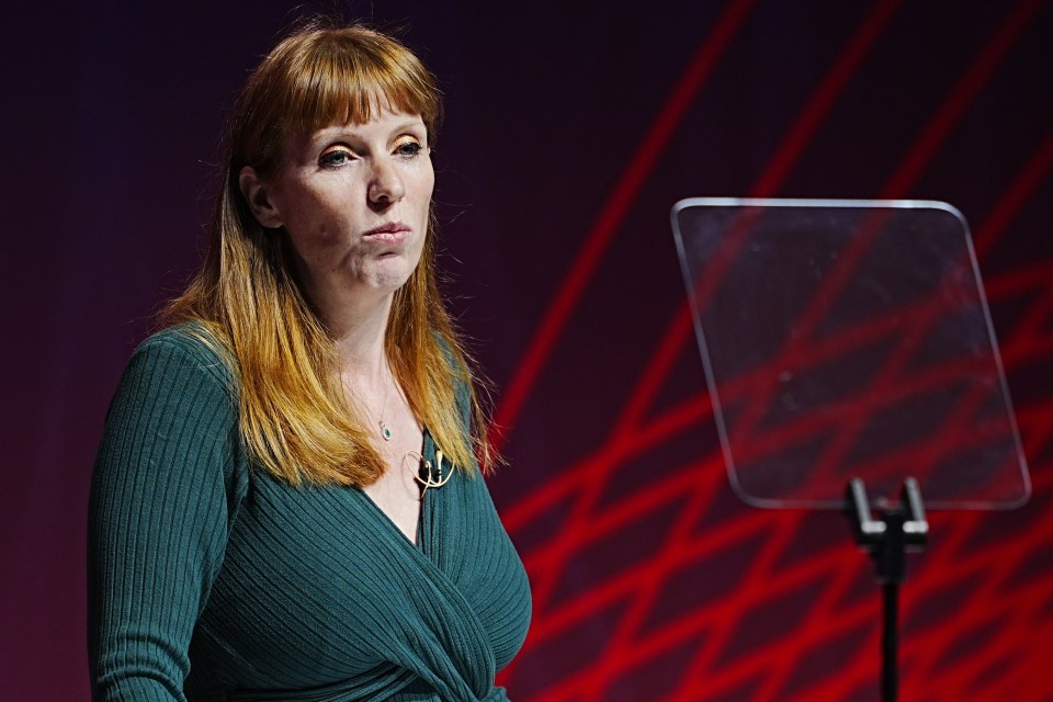 Photo of Angela Rayner speaking at a podium.