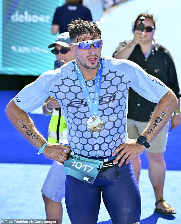 Tommy Fury has been accused of lying about his 100km triathlon
