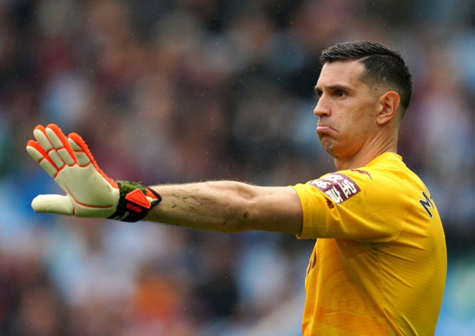 File photo dated 21-08-2021 of Aston Villa goalkeeper Emiliano Martinez. Issue date: Sunday August 29, 2021. PA Photo. Aston Villa have allowed Emi Martinez and Emi Buendia to meet up with the Argentina squad in defiance of a collective Premier League decision not to release players to re-list countries. See PA story SOCCER International. Photo credit should read David Davies/PA Wire.