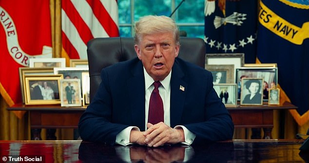 Donald Trump said the 'demonization' of political opponents by the 'radical left' directly led to the murder of influencer Charlie Kirk
