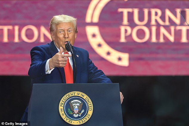 President Donald Trump praised Charlie Kirk for urging him to 'save Chicago' shortly before his death