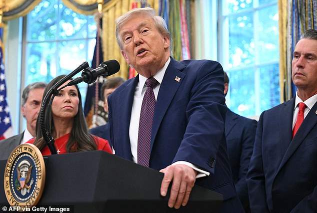 President Donald Trump announced a U.S. military operation against a vessel departing from Venezuela involved in the drug trade