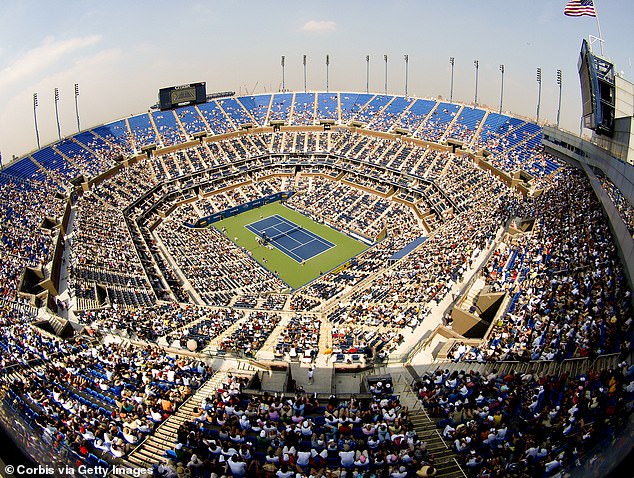 Security measures are in place for President Donald Trump's appearance at the US Open on Sunday afternoon at Flushing Meadows