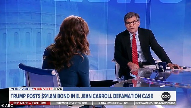 In December, ABC News agreed to pay out millions to Trump to settle a lawsuit over assertions made by top anchor George Stephanopoulos that he was found civilly liable for raping writer E. Jean Carroll
