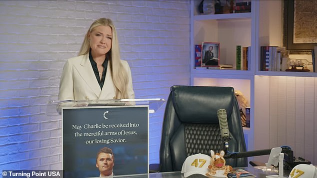 Erika Kirk spoke for the first time promising her husband's mission would continue to grow larger and more influential than ever after he was assassinated