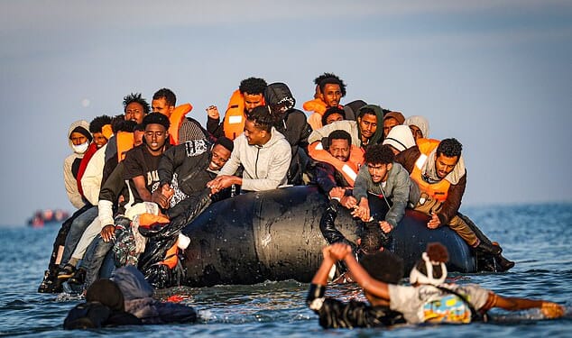 Migrants have continued to pile into overcrowded boats as they desperately attempt to cross the Channel just hours after two women died trying to reach Britain