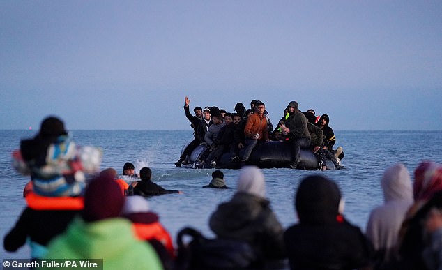 The girls' alleged ordeal came as they sailed to Europe on a migrant boat. Picture is for illustrative purposes and not of the same boat involved in the incident