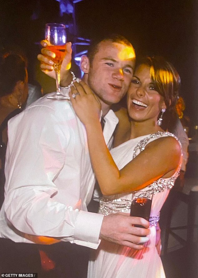 Wayne Rooney has insisted he would be dead if it wasn't for his wife Coleen who he says 'saved' him from alcoholism (pictured in 2007)