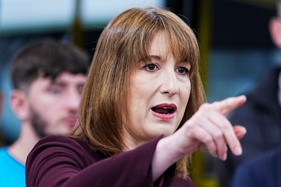 Chancellor of the Exchequer Rachel Reeves delivers a speech.