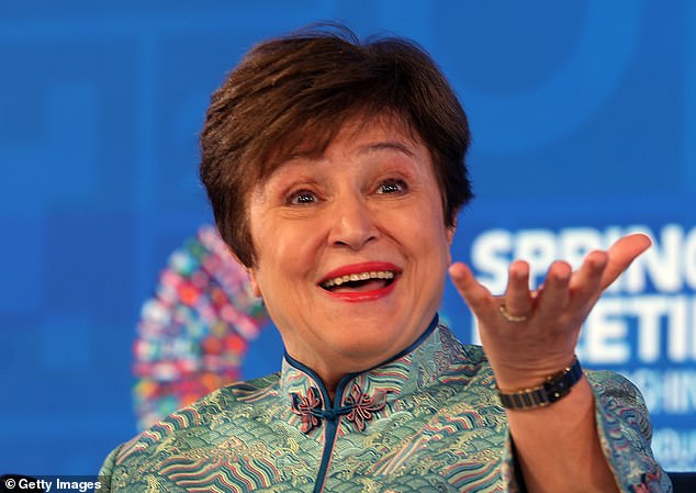 In charge: Kristalina Georgieva (pictured) took the reins at the International Monetary Fund in 2019