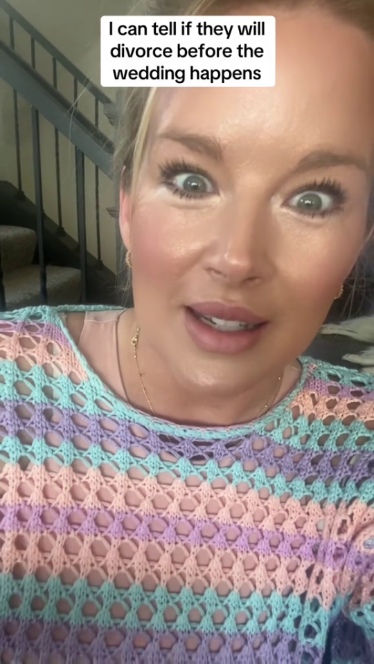 Wedding planner claims to know if couples will divorce before their wedding.