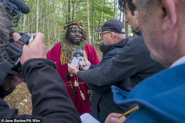 Self-styled King Ateheme, real name Kofi Offeh