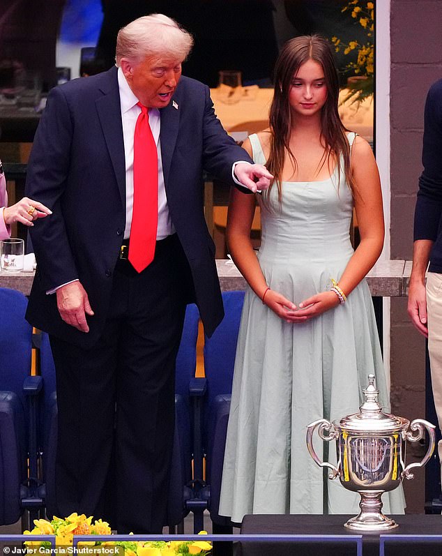 The White House confirmed the object inside Trump's mouth was a mint