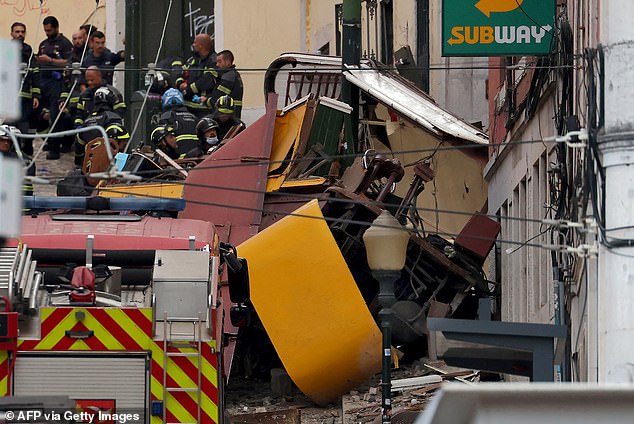 While Iguernane survived the horror crash (pictured) that left 16 dead and 21 injured, her 42-year-old husband did not make it