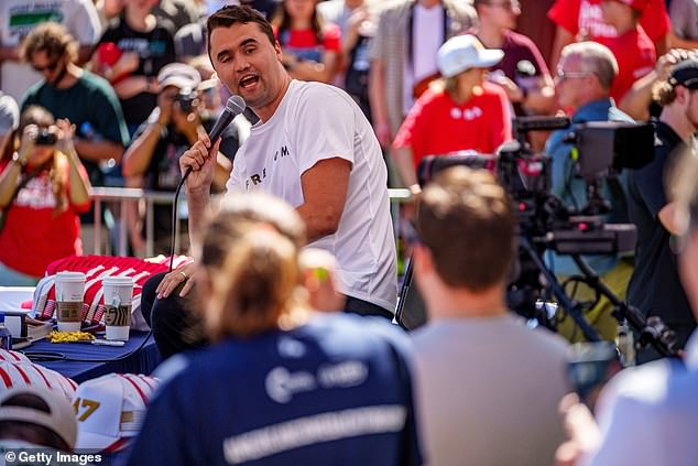 The 31-year-old conservative activist and media personality was shot in the neck while speaking at an outdoor event on Wednesday
