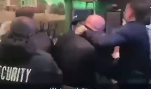 A video circulating on social media appears to show Michael van Gerwen embroiled in a kebab shop brawl