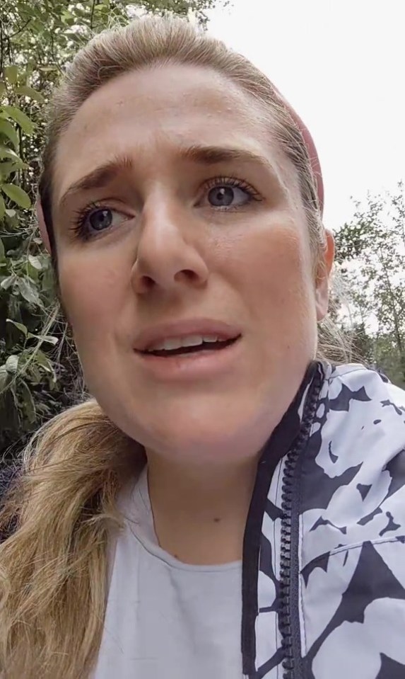 Woman expressing concern.
