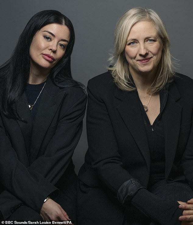 Hannah and Dylan spoke on the BBC Sounds podcast, Stalked, alongside journalist Carole Cadwalladr (pictured right), who is also her ex-stepmother
