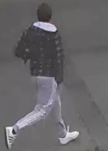 CCTV image of a man police wish to speak to.
